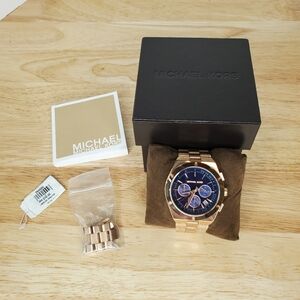 Michael Kors Reagan MK6148 Womens Stainless Steel Analog Dial Quartz Watch